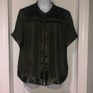 Lane Bryant Dressy Satin Top